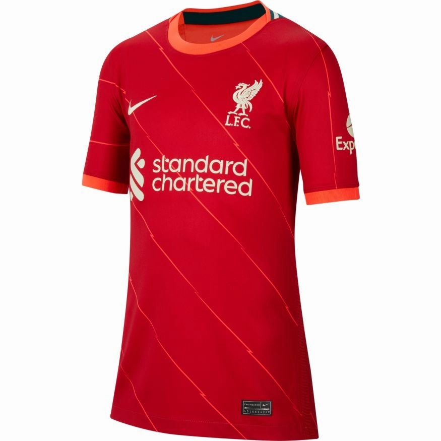Maillot Liverpool Domicile Junior 2021/2022 - Rouge