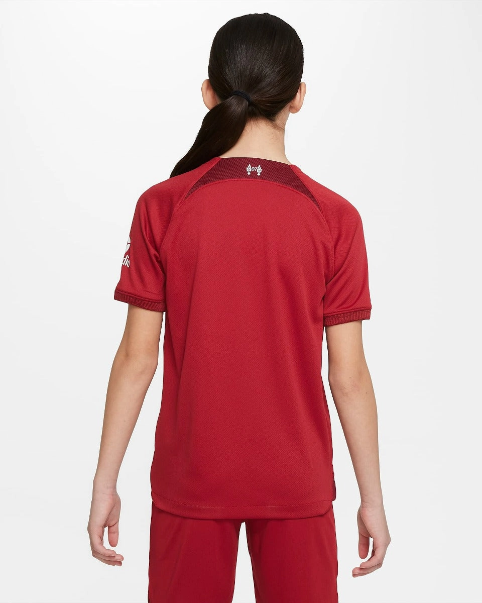 Maillot Liverpool Domicile Junior 2022/2023 - Rouge