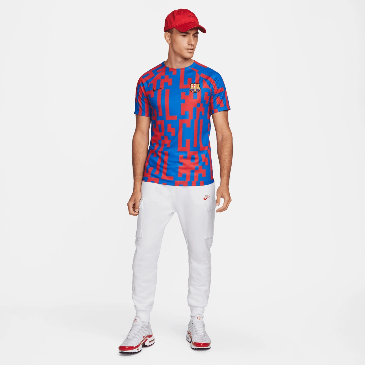 Maillot Pré-Match FC Barcelone - Bleu/Rouge