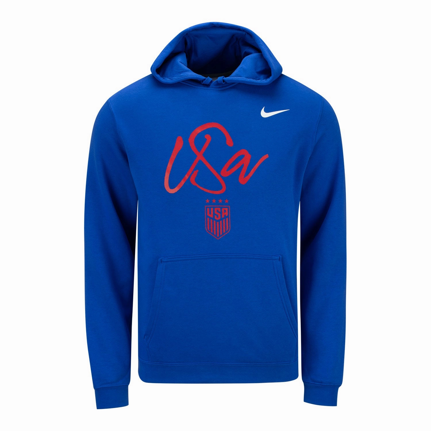 Men's Nike USWNT Script Royal Hoodie
