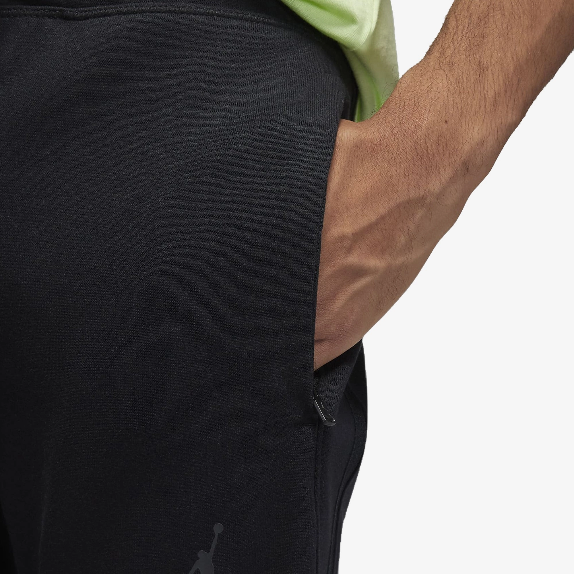 Nike | AIR FLEECE PANTS  { BLACK/BLACK