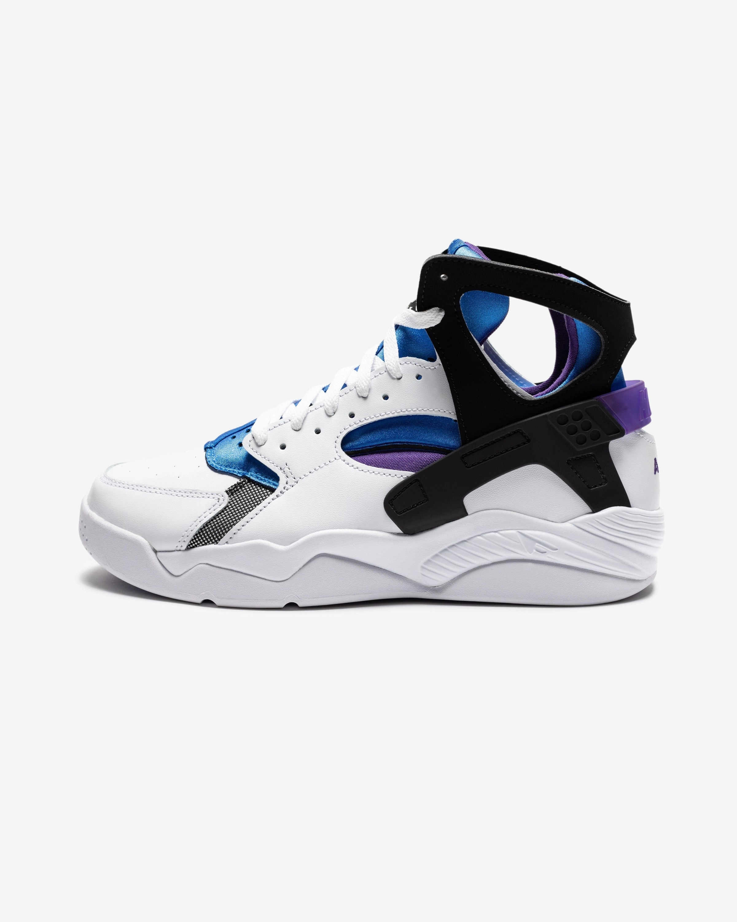 NIKE AIR FLIGHT HUARACHE - WHITE/ VARSITYPURPLE/ ROYALBLUE