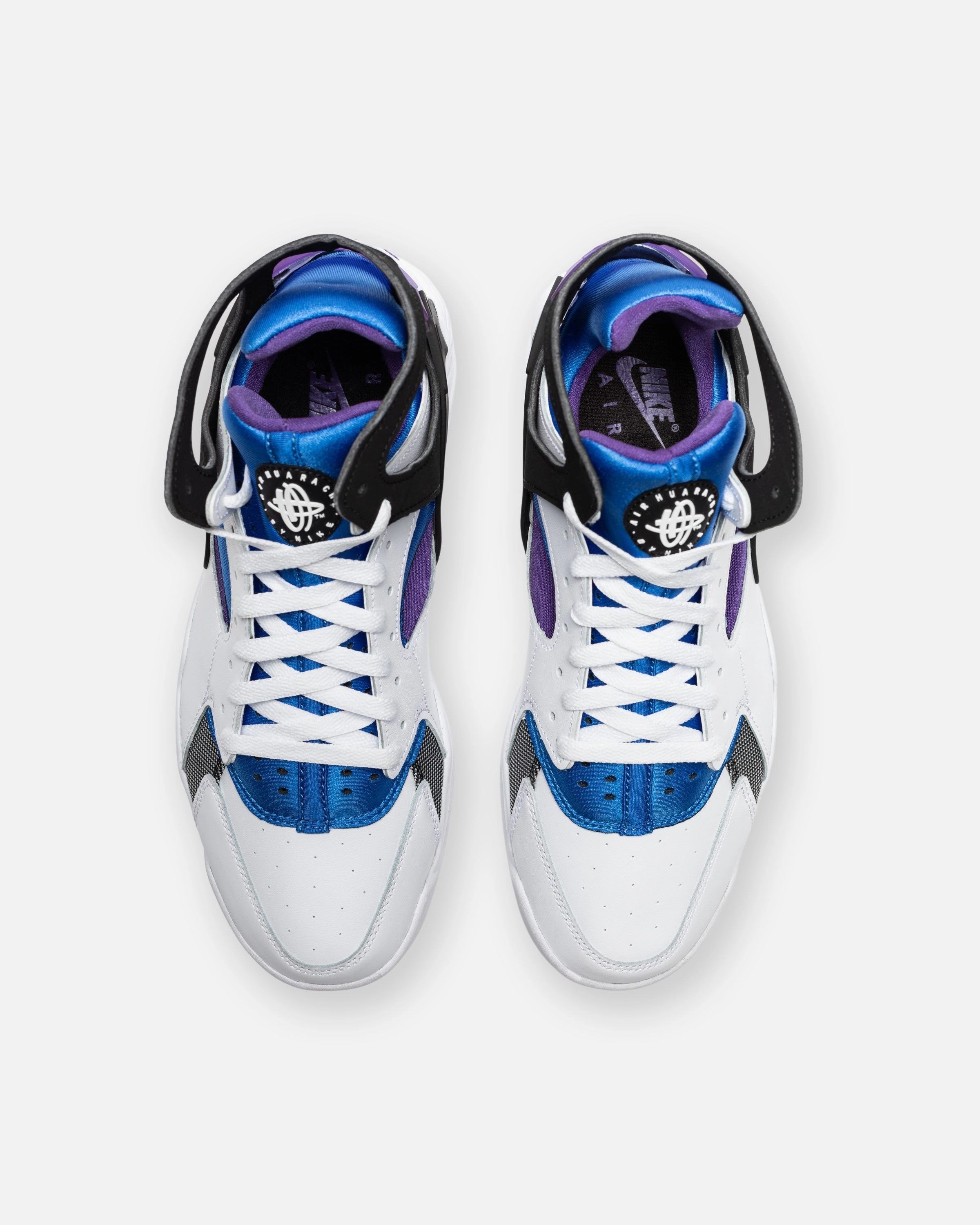 NIKE AIR FLIGHT HUARACHE - WHITE/ VARSITYPURPLE/ ROYALBLUE