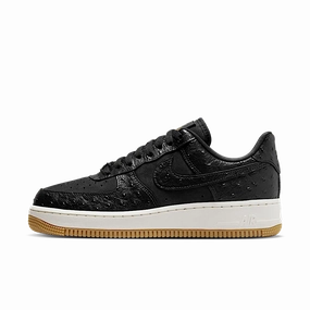 Nike Air Force 1 Low '07 Black Ostrich Gum