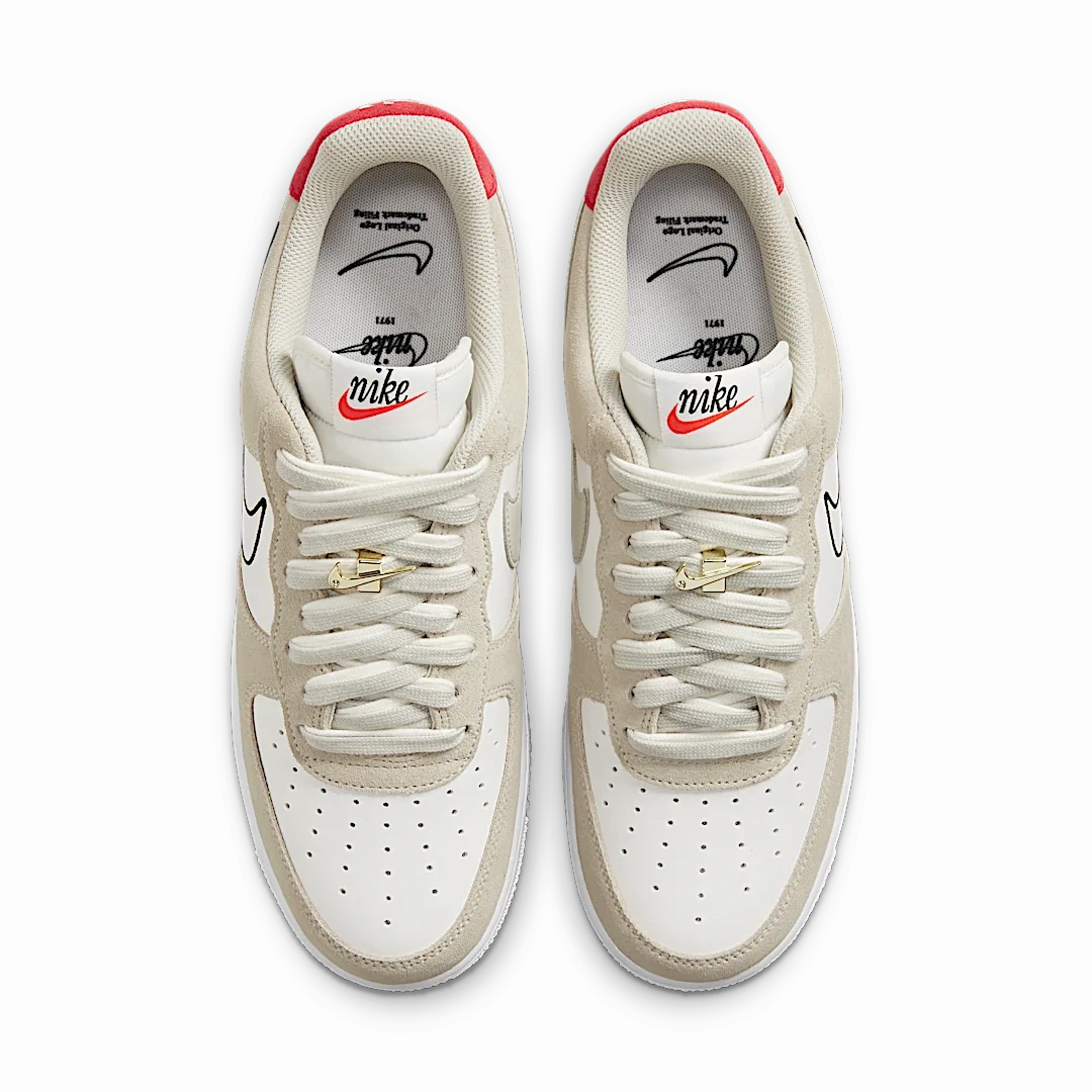 Nike Air Force 1 Low First Use Light Sail Red