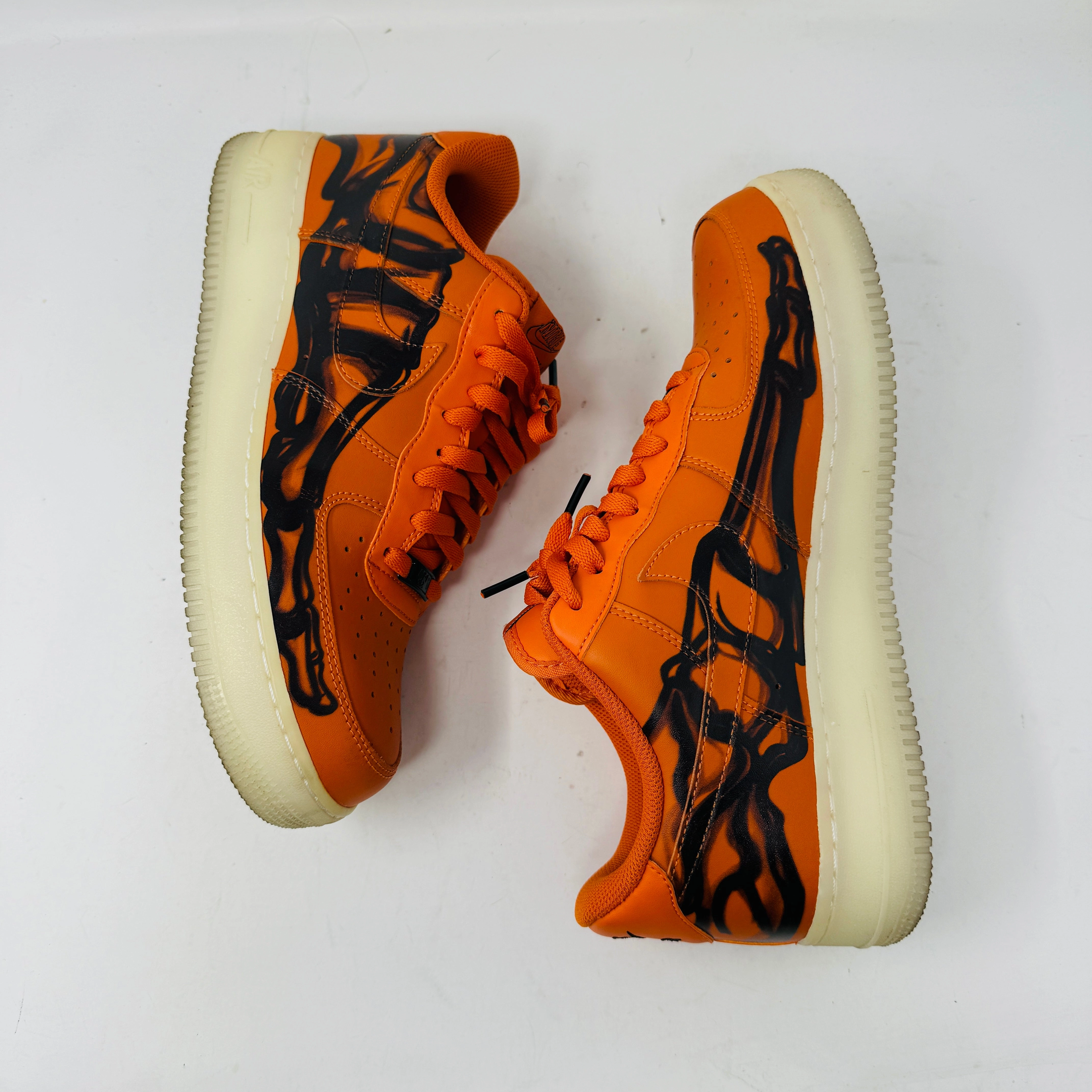 Nike Air Force 1 Low Orange Skeleton Halloween (2020)