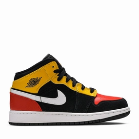 NIKE AIR JORDAN1 AMARILLO ORANGE MID