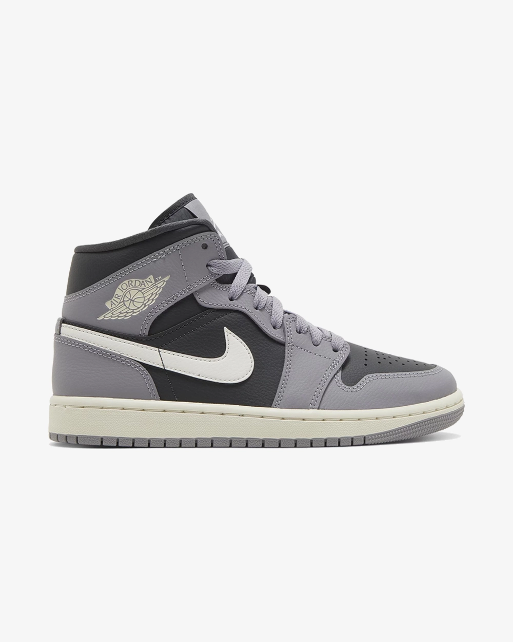 NIKE AIR JORDAN1 MID CEMENT GREY WMNS