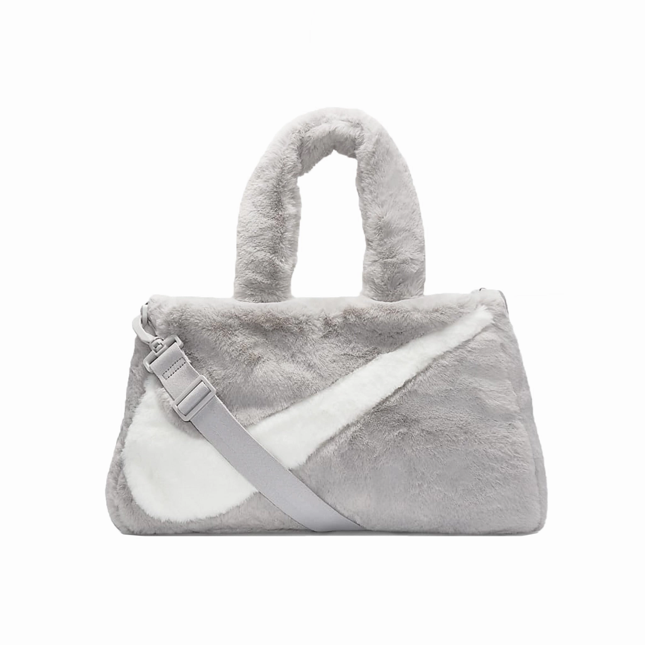 Nike Faux Fur Tote - Light Iron Ore