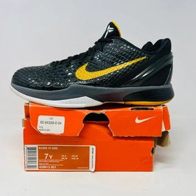 Nike Kobe VI Black Del Sol (PS)