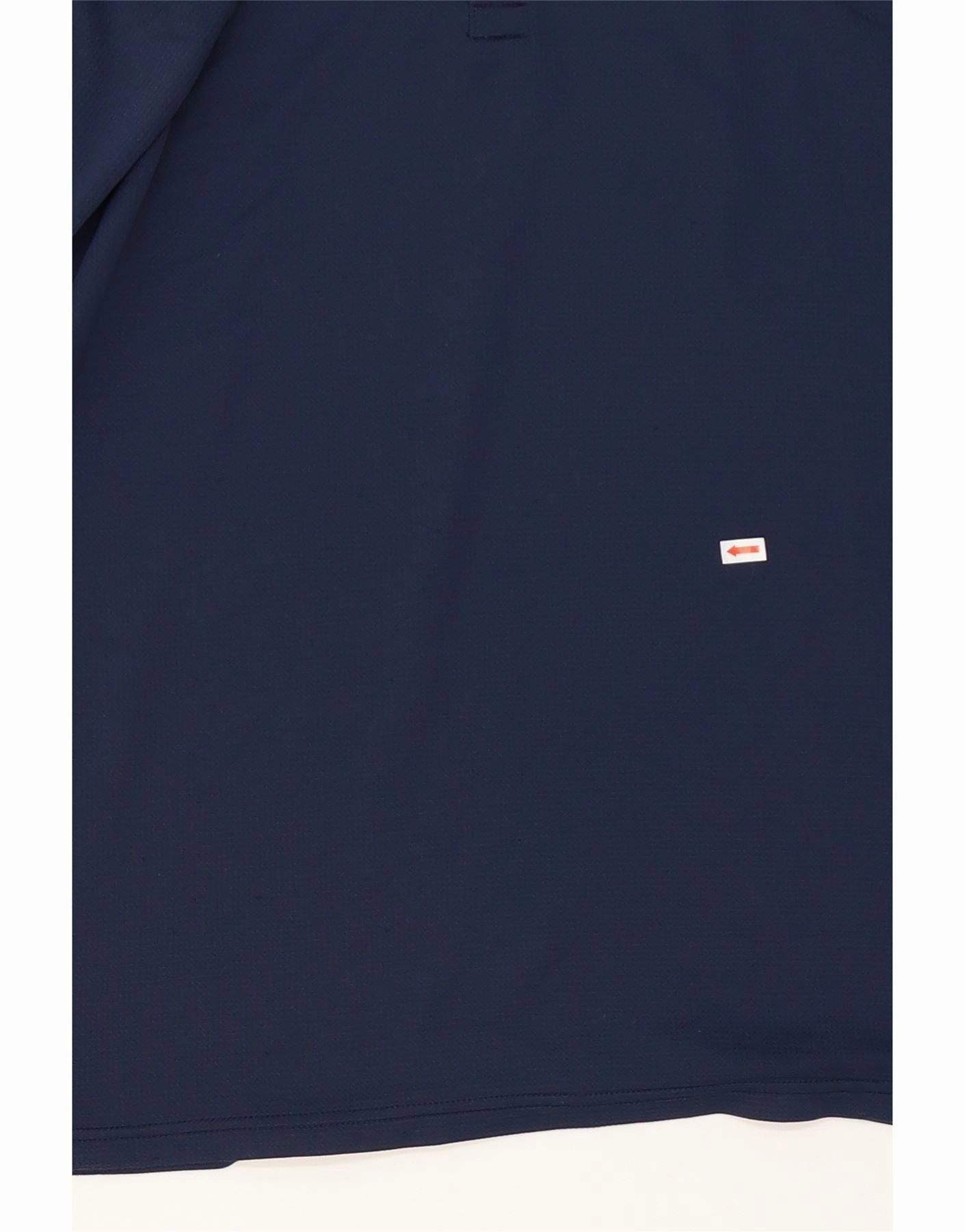 NIKE Mens Dri Fit Polo Shirt Large Navy Blue Polyester