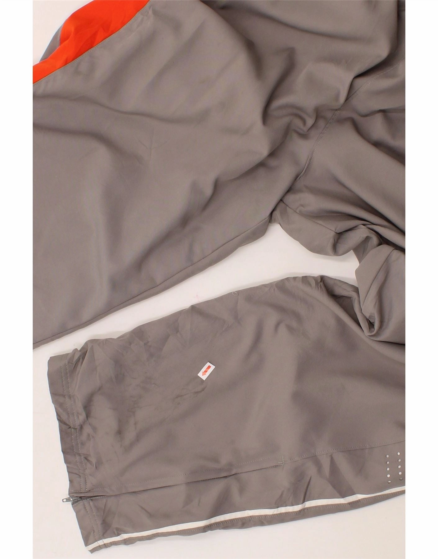 NIKE Mens Dri Fit Tracksuit Trousers Large  Grey Colourblock Polyester