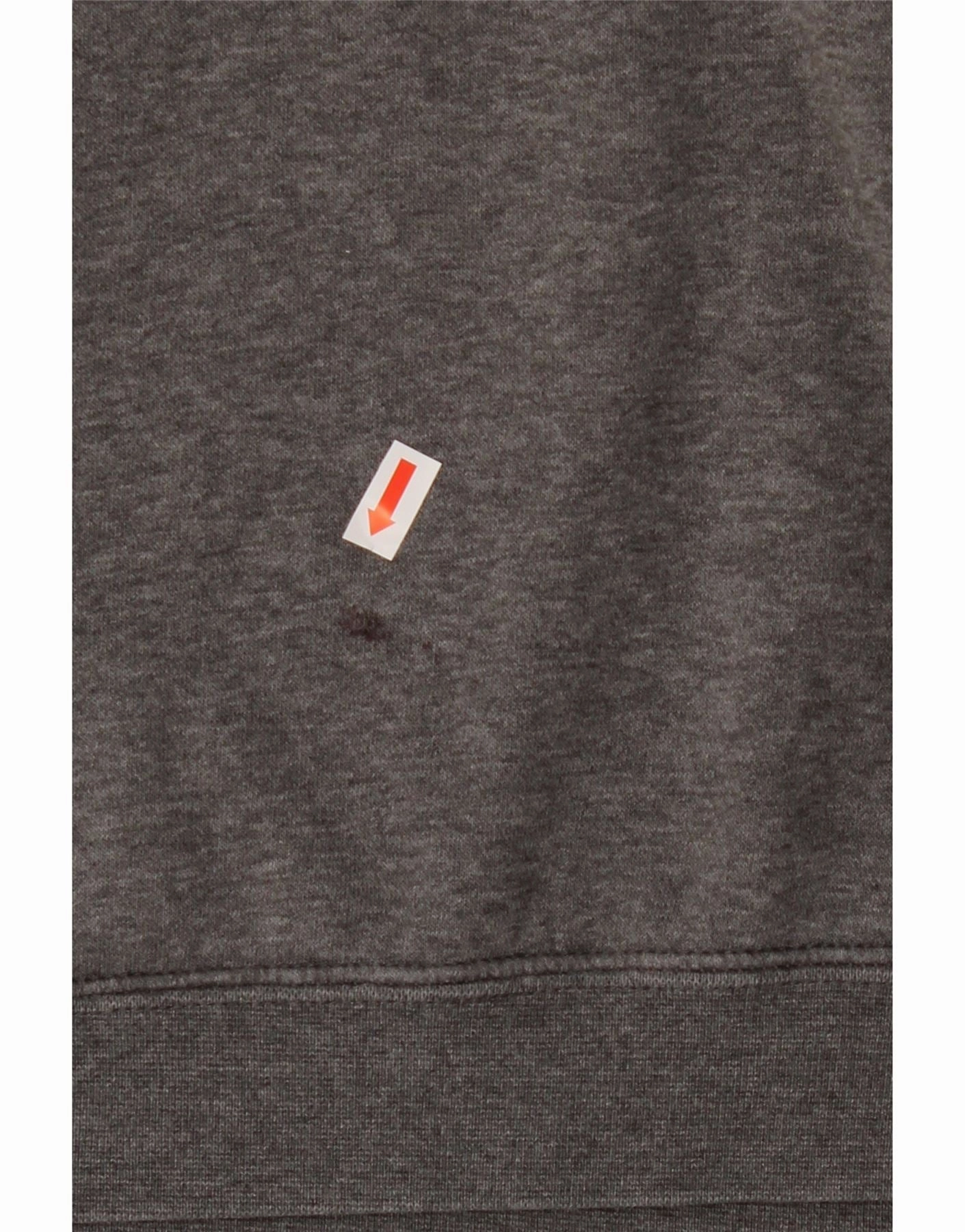 NIKE Mens Graphic Hoodie Jumper Small Grey Cotton