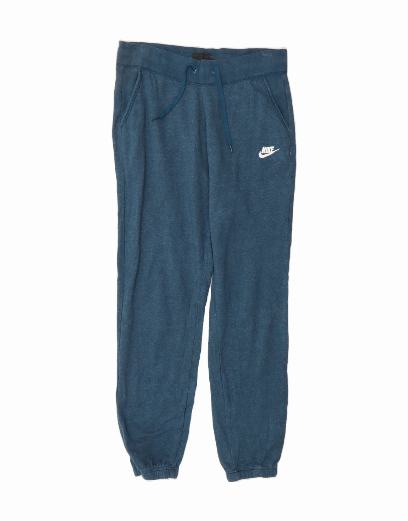 NIKE Mens Tracksuit Trousers Joggers Medium  Blue Cotton