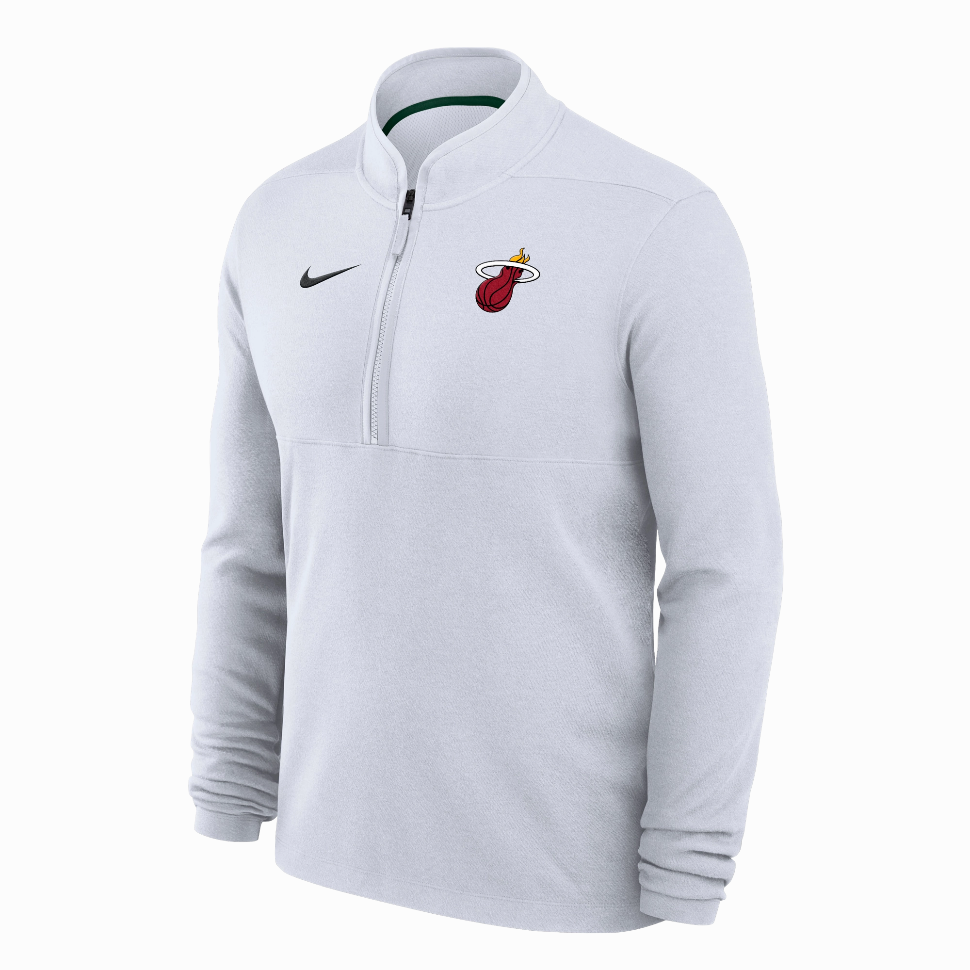 Nike Miami HEAT Logo White 1/4 Zip