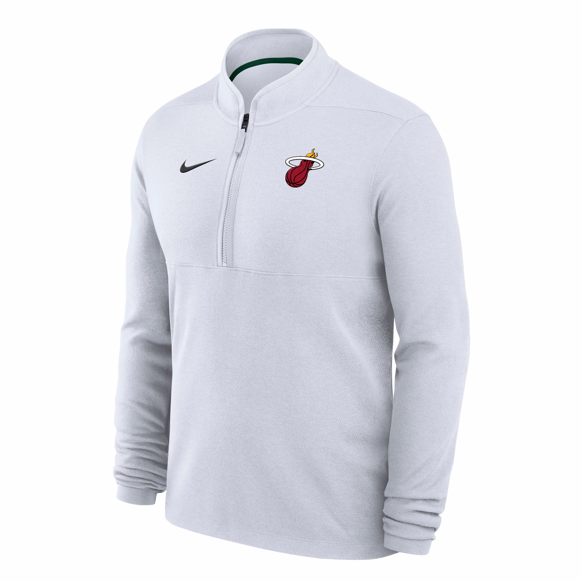 Nike Miami HEAT Logo White 1/4 Zip
