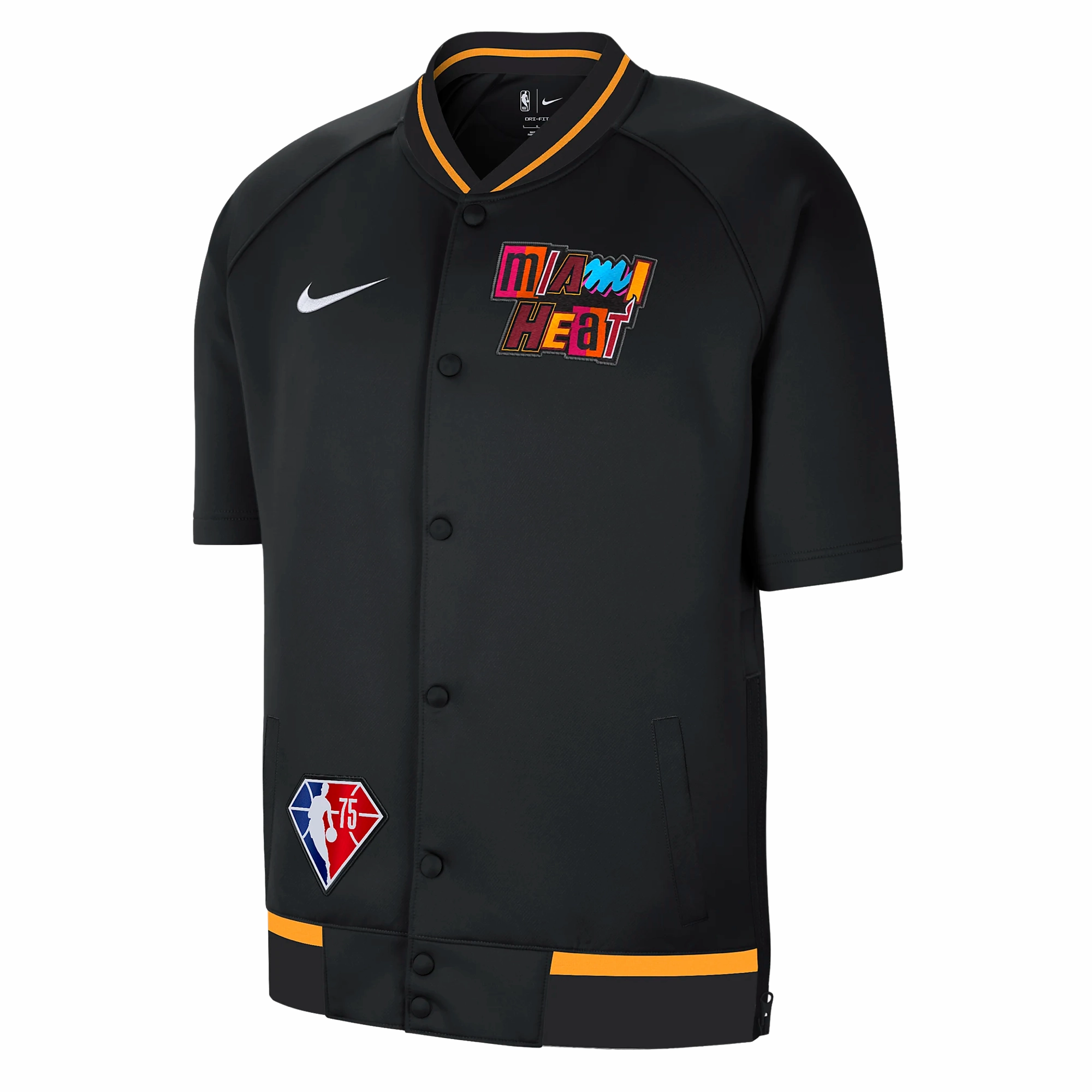 Nike Miami HEAT Mashup Showtime Short-Sleeve Jacket