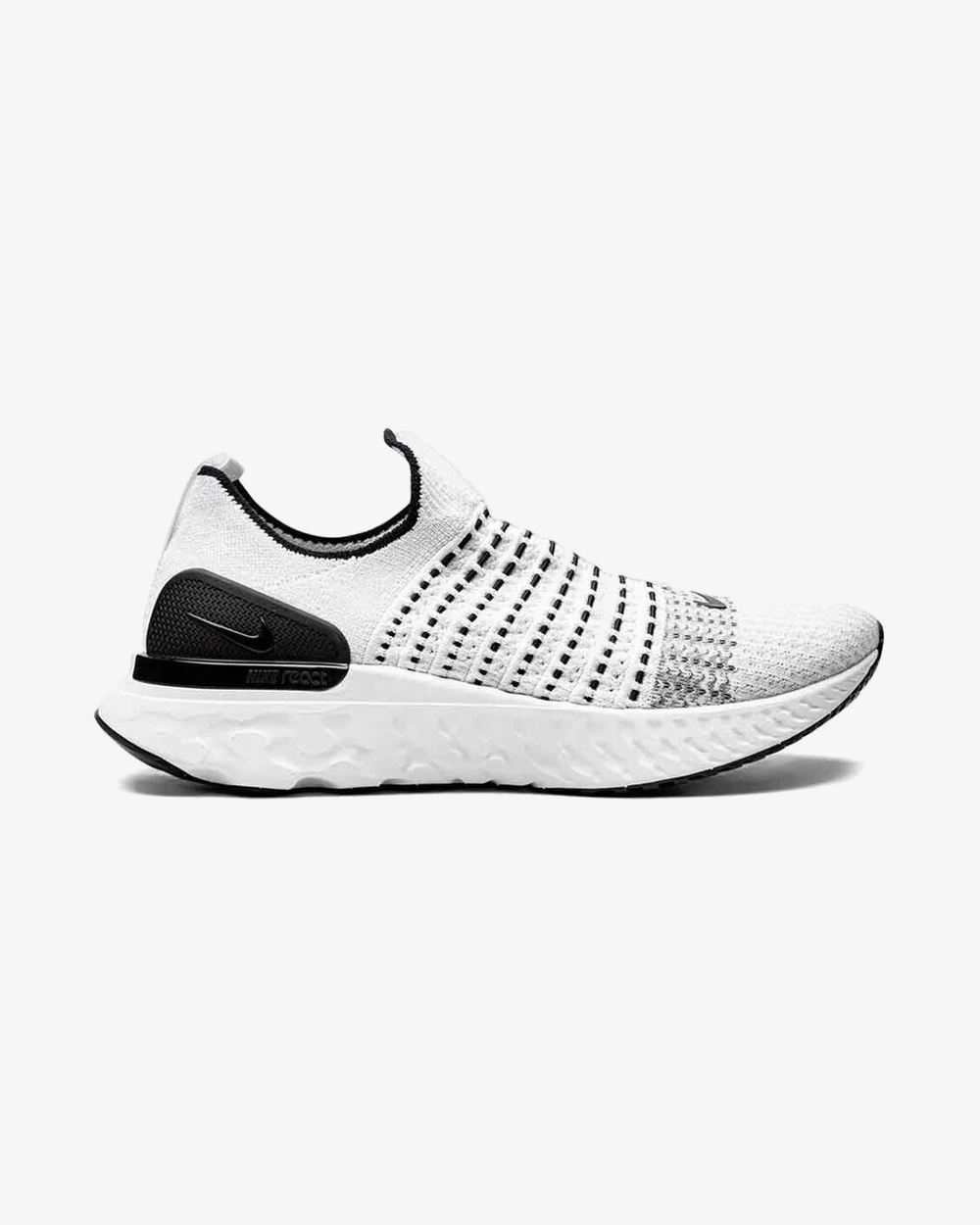 NIKE REACT PHANTOM RUN FLYKNIT 2 BLACK WHITE