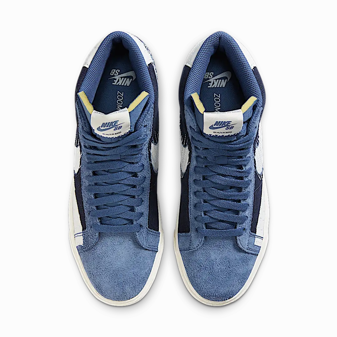 Nike SB Zoom Blazer Mid Sashiko Mystic Navy