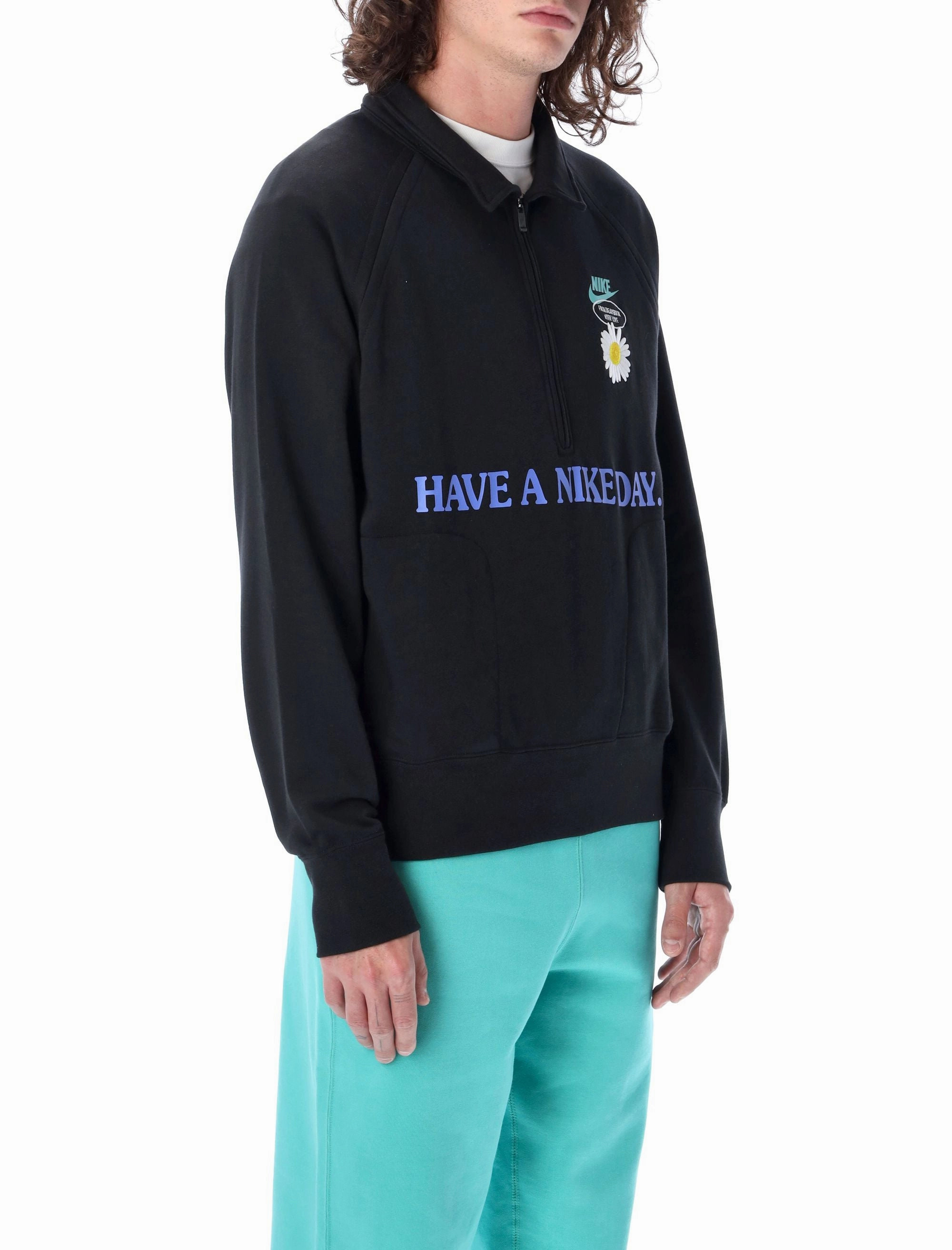 Nike Sportswear Half-Zipped Logo Sweatshirt