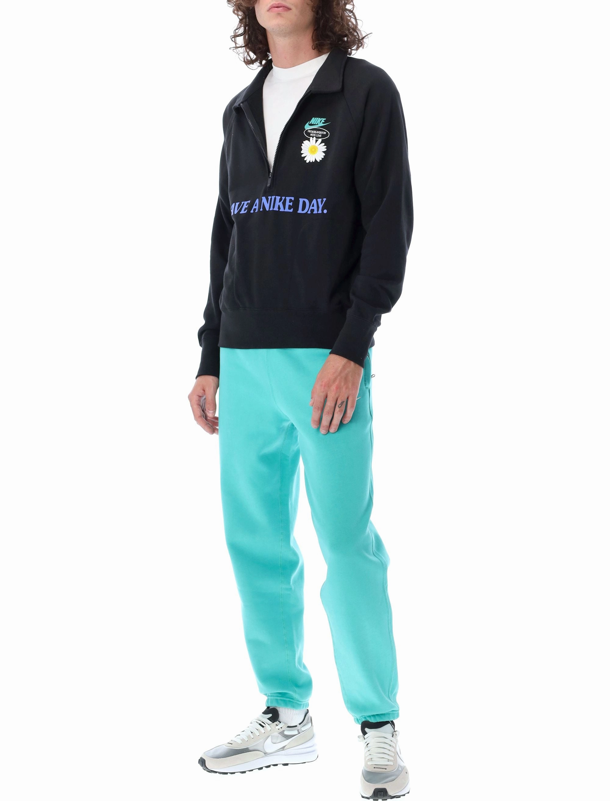 Nike Sportswear Half-Zipped Logo Sweatshirt