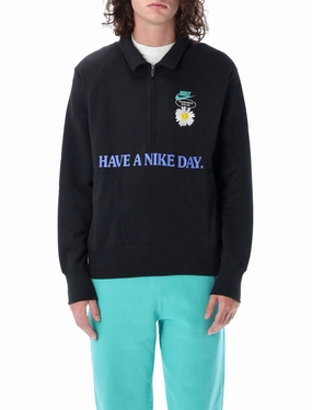 Nike Sportswear Half-Zipped Logo Sweatshirt
