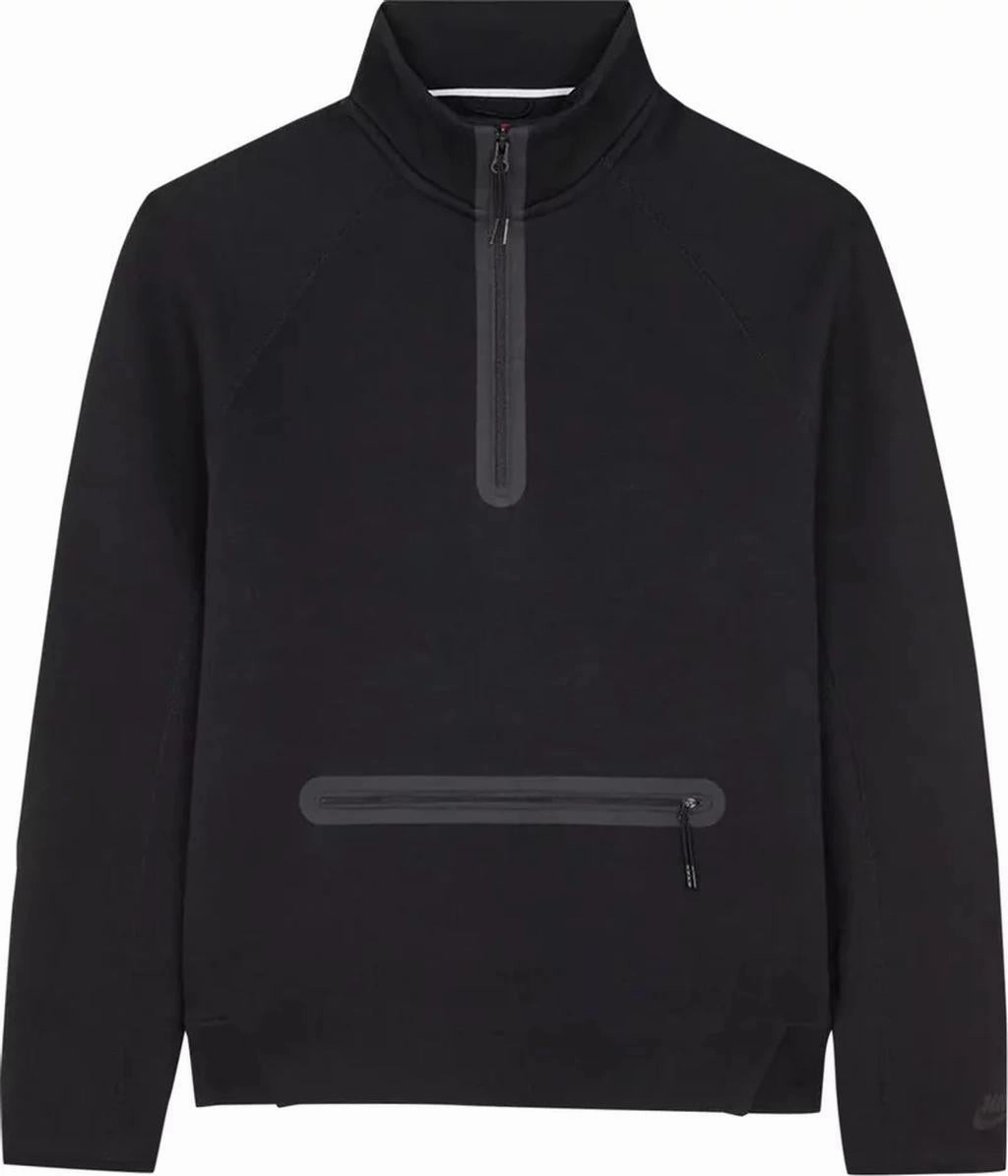 Nike Sportswear Tech Fleece 1/2 Zip Sweatshirt Black