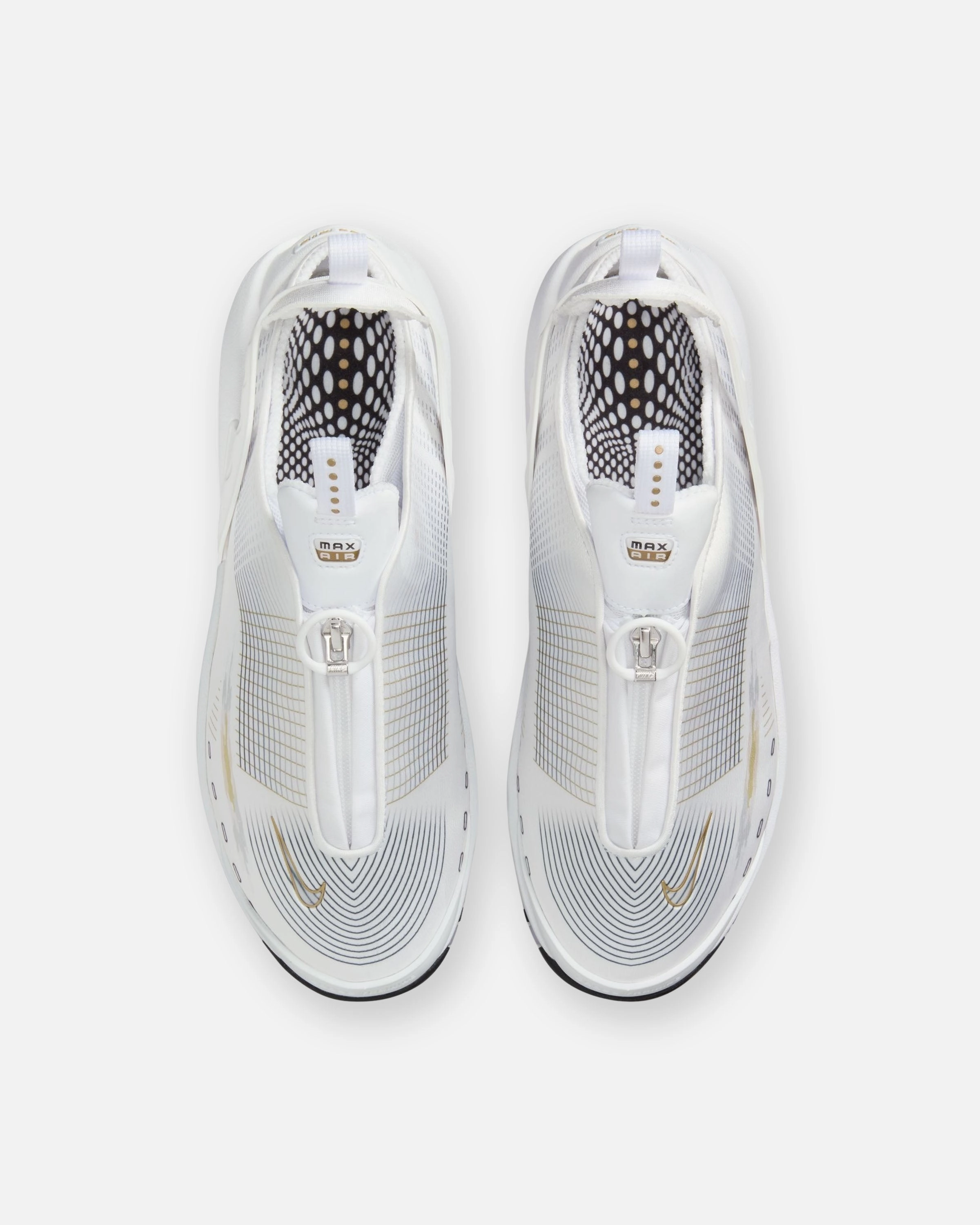 NIKE WOMEN'S AIR MAX CRAZE - WHITE/ METALLICGOLD