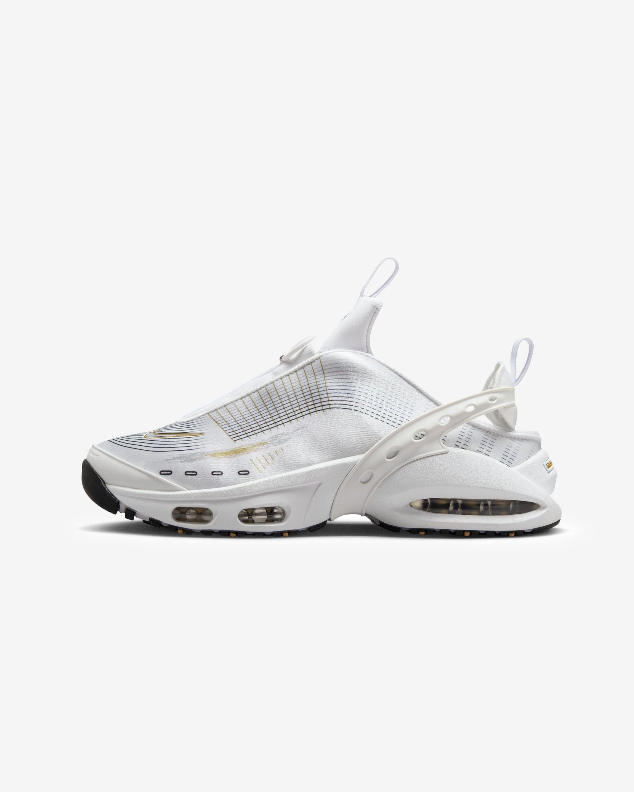 NIKE WOMEN'S AIR MAX CRAZE - WHITE/ METALLICGOLD