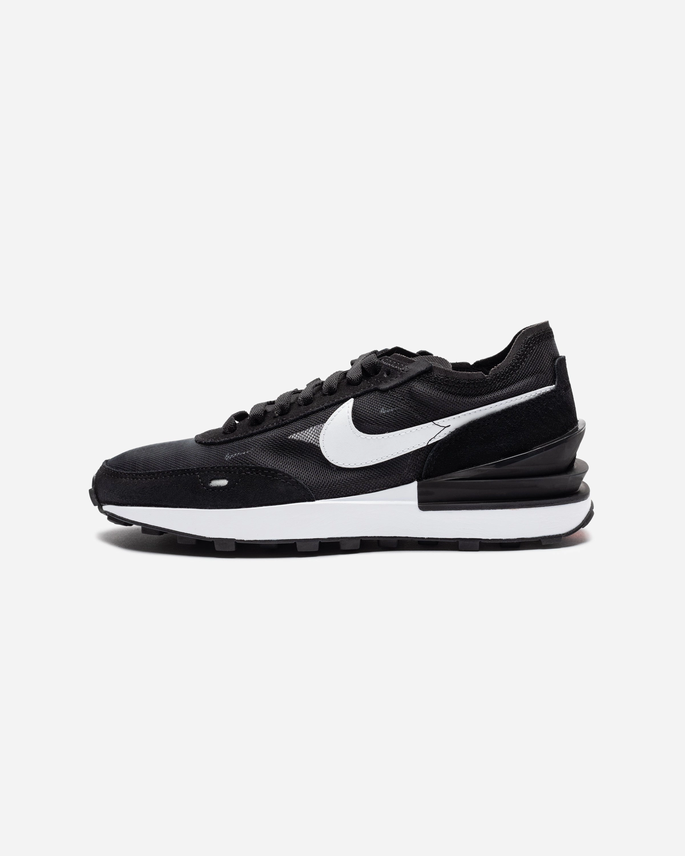 NIKE WOMEN'S WAFFLE ONE - BLACK/ WHITE/ ORANGE
