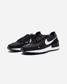 NIKE WOMEN'S WAFFLE ONE - BLACK/ WHITE/ ORANGE