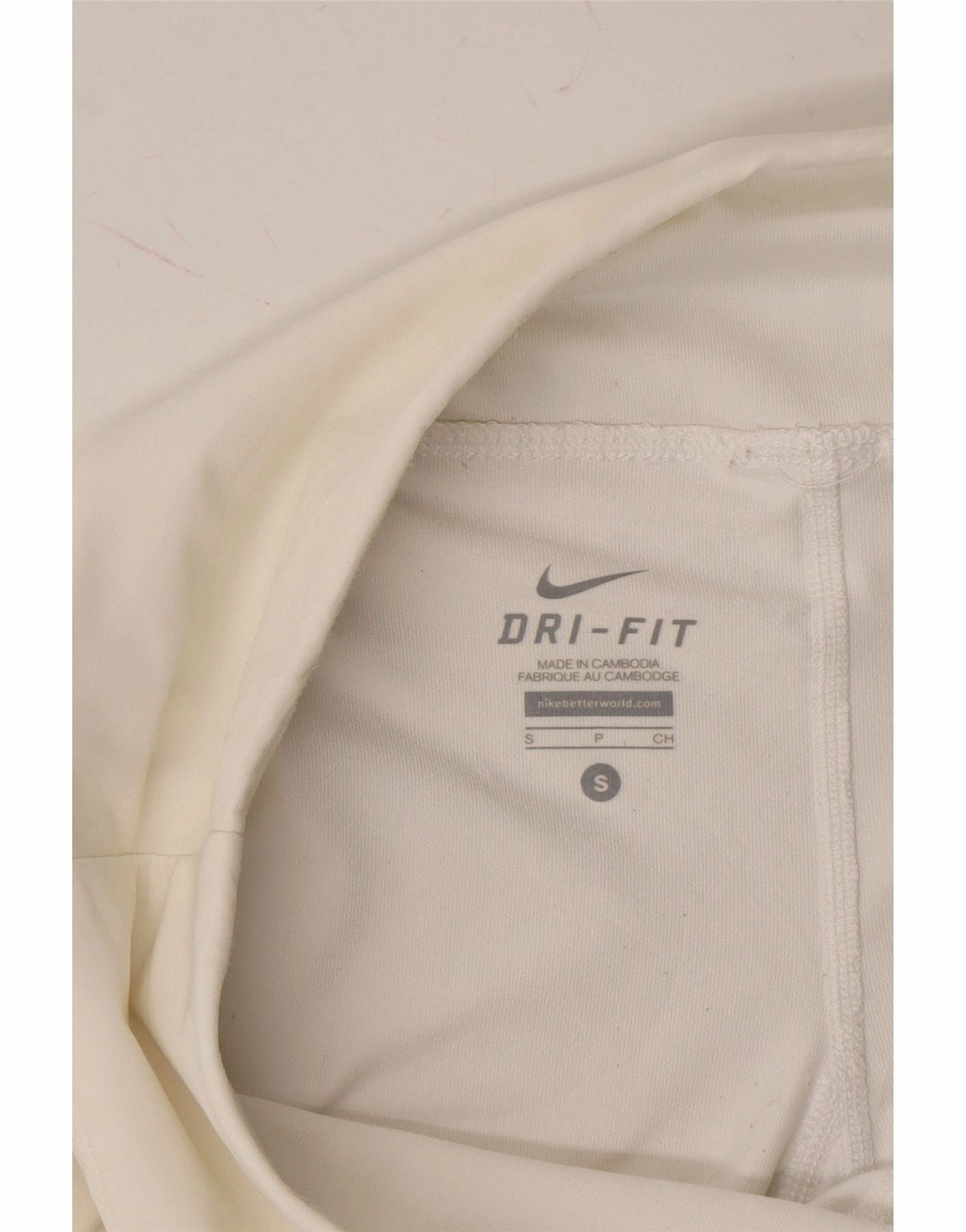 NIKE Womens Dri Fit Skort UK 10 Small  White