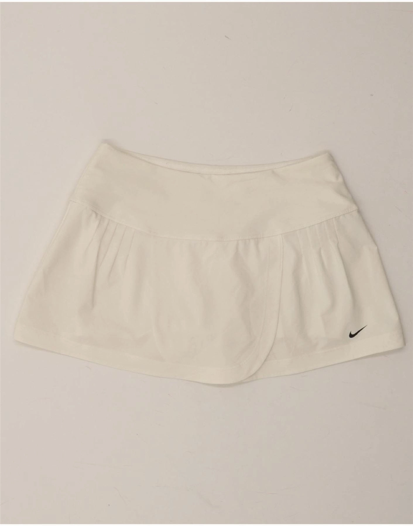 NIKE Womens Dri Fit Skort UK 10 Small  White