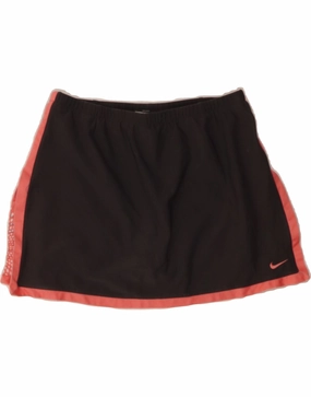 NIKE Womens Dri Fit Skort US 0/2 XS  Black Polyester