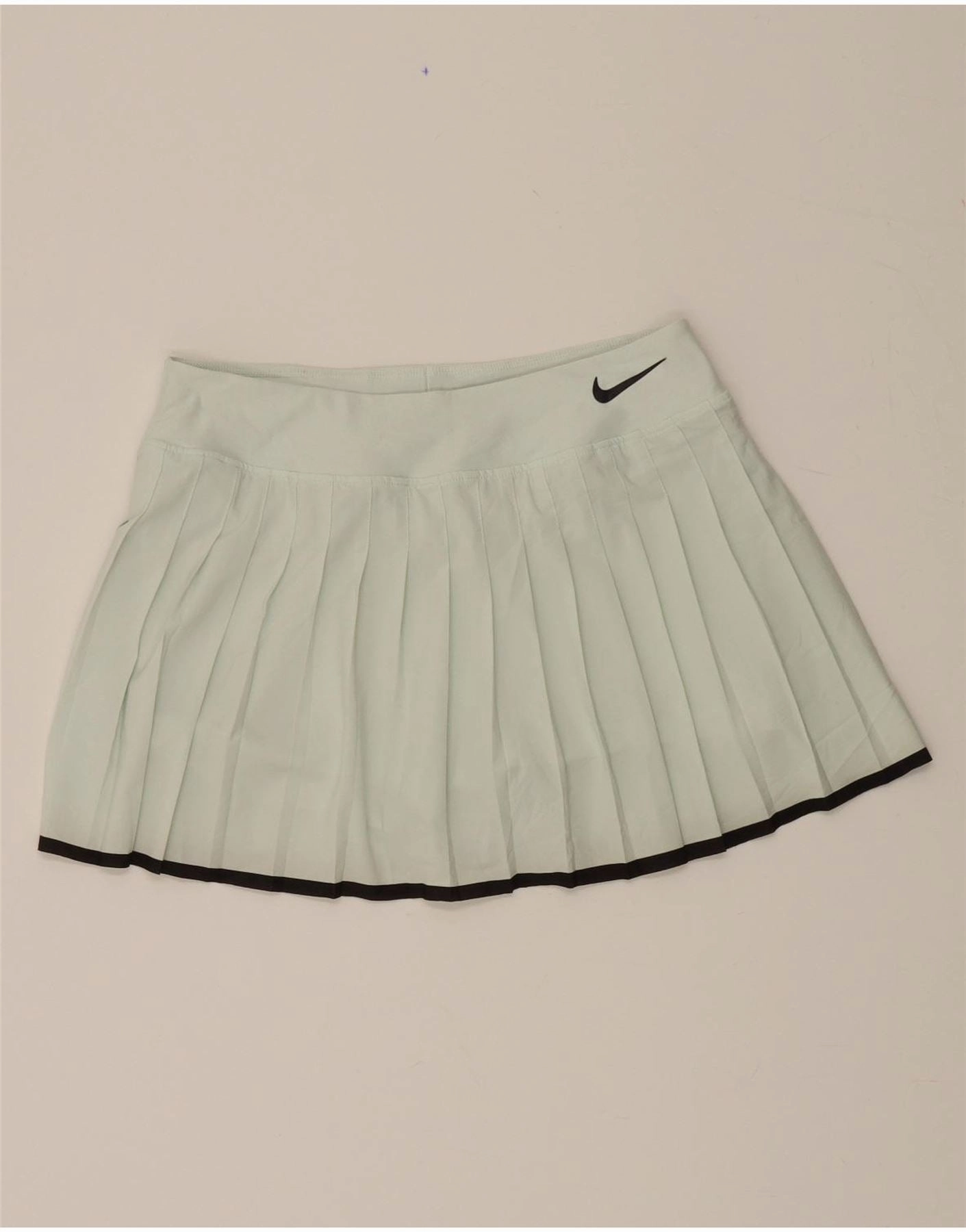 NIKE Womens Dri Fit Tennis Skirt UK 14 Medium  Green Polyester