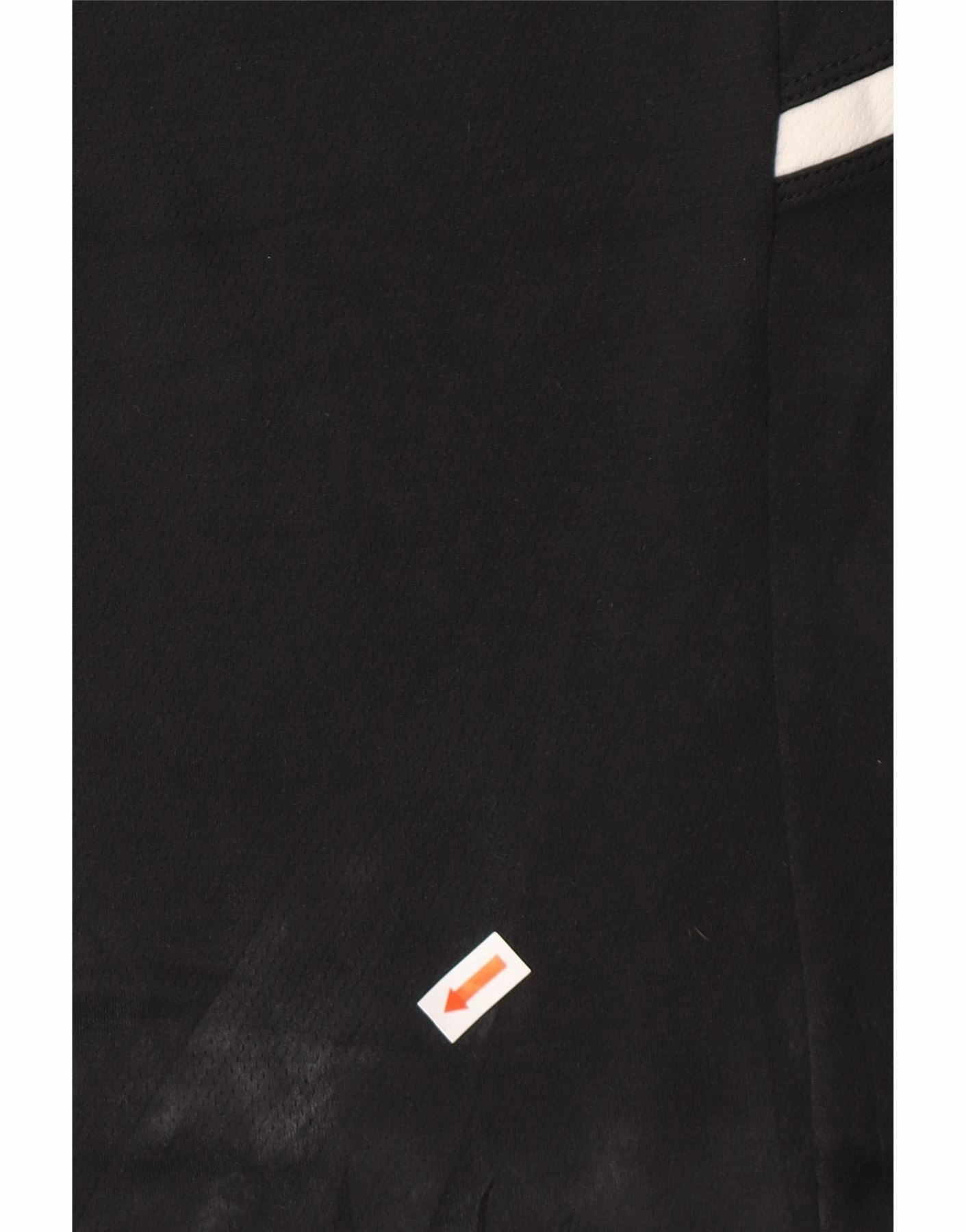NIKE Womens Zip Neck Pullover Tracksuit Top UK 8/10 Small Black Polyester