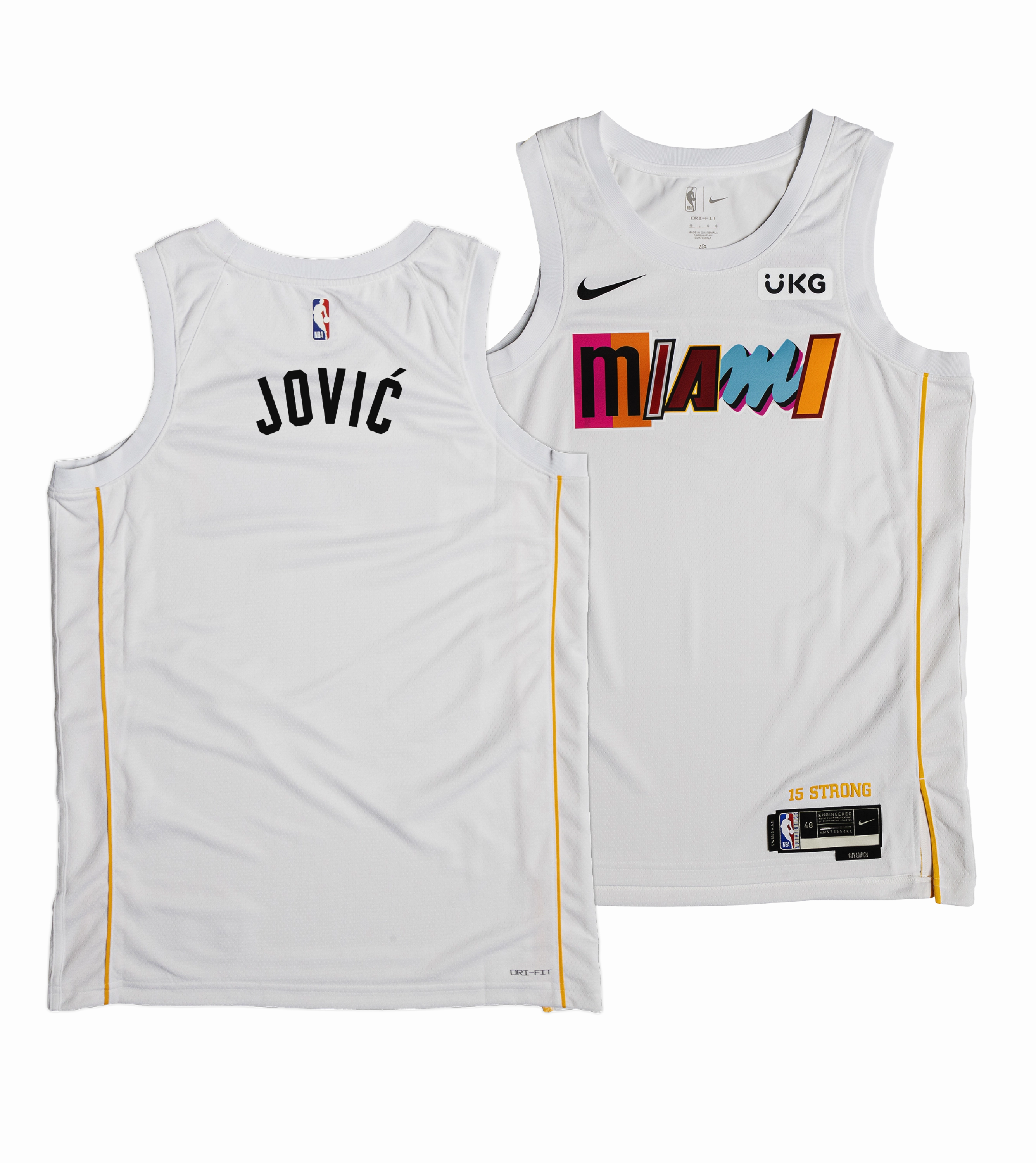 Nikola Jović Nike Miami Mashup Vol. 2 Swingman Jersey - Custom Number Style