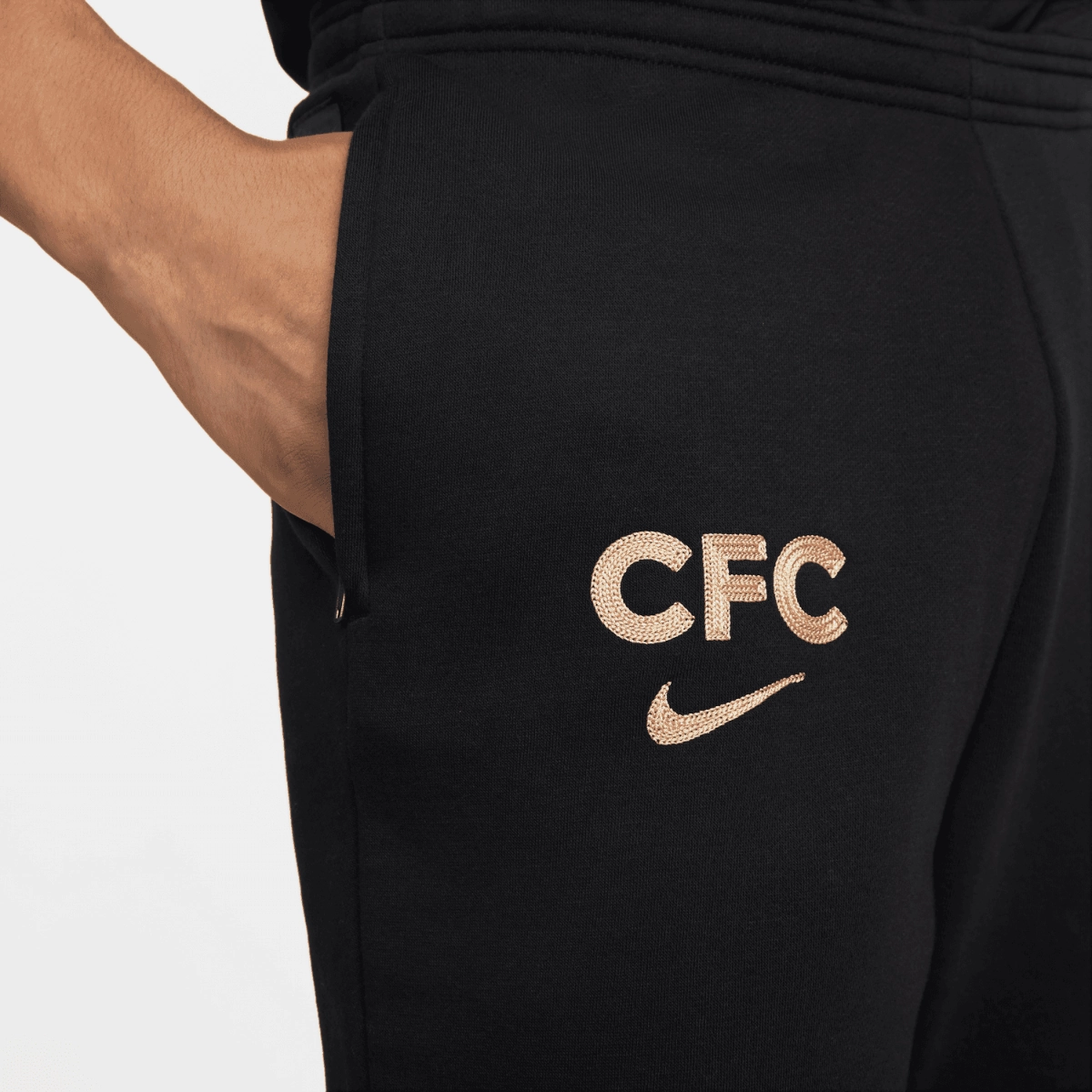 Pantalon d'entrainement Chelsea 2022/2023 - Noir/Doré