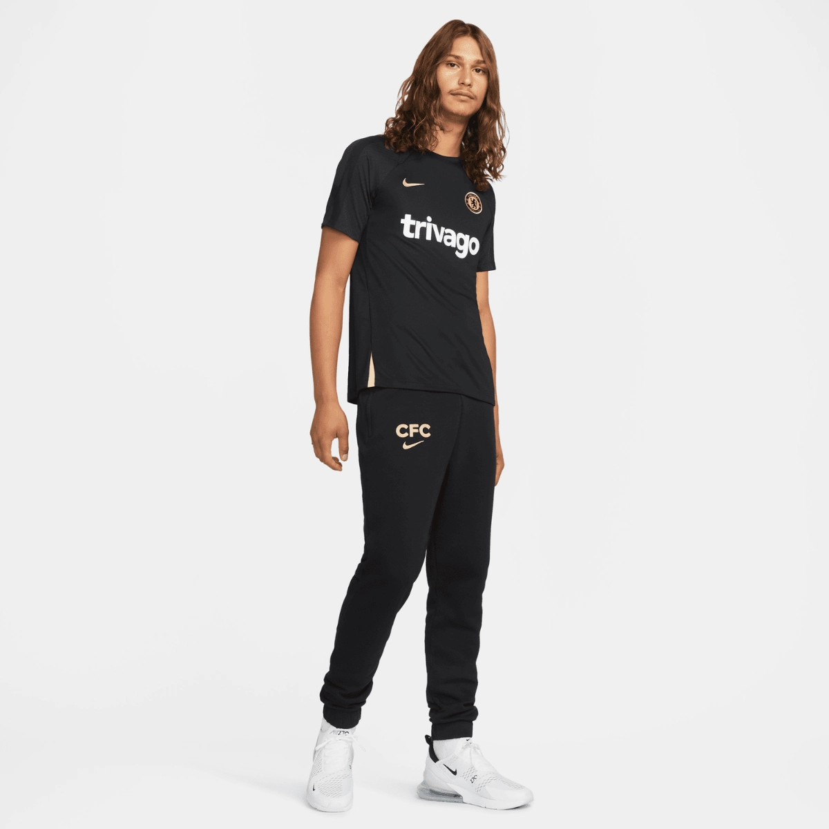 Pantalon d'entrainement Chelsea 2022/2023 - Noir/Doré