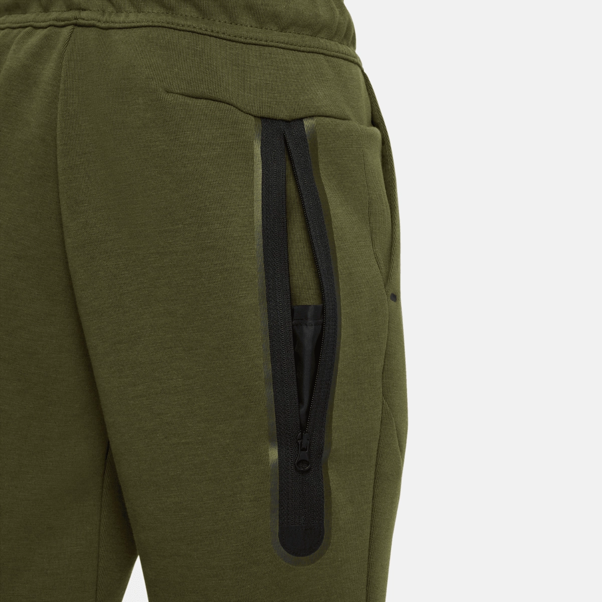 Pantalon jogging Nike Tech Fleece Junior - Kaki/Noir