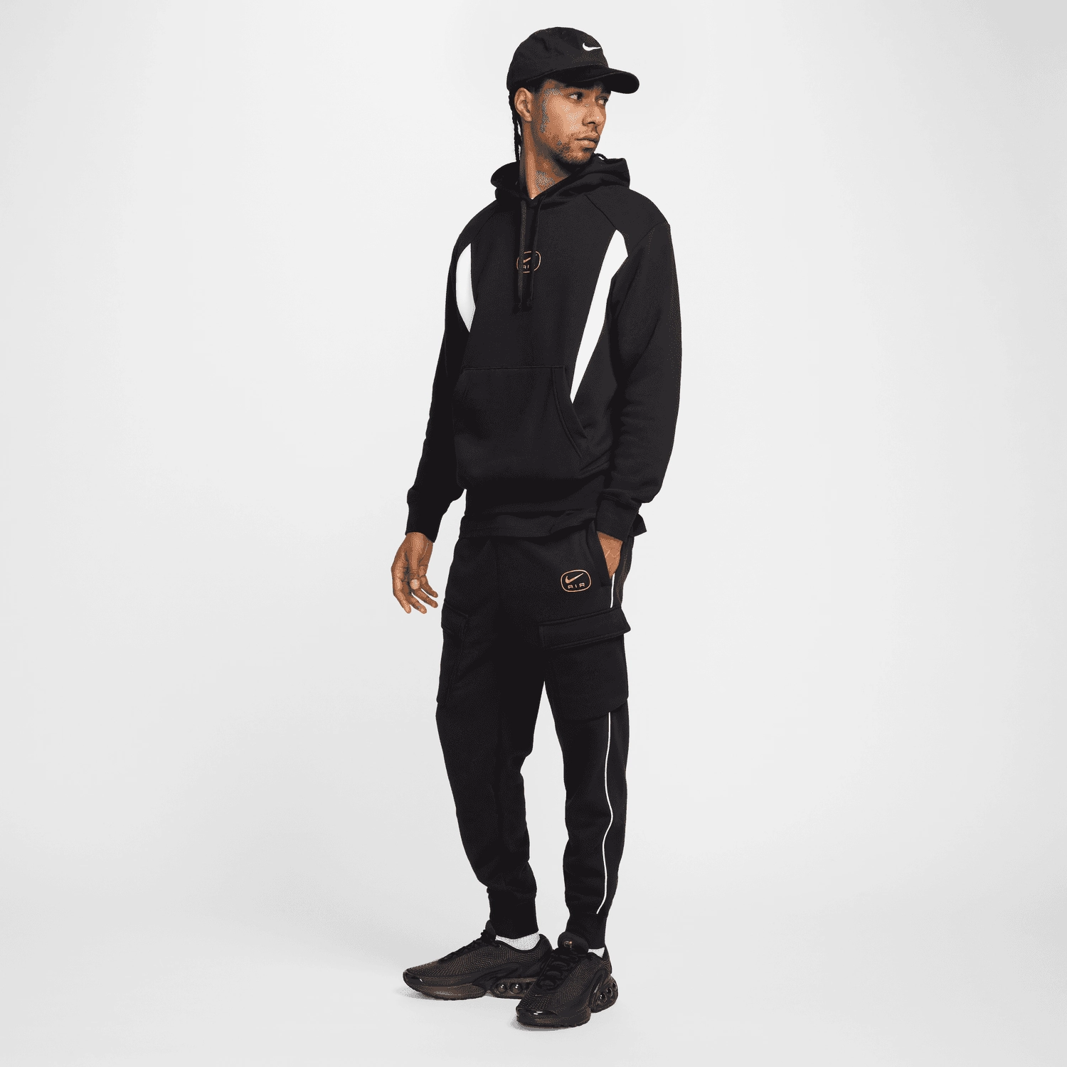 Pantalon Nike Air Cargo - Noir/Doré