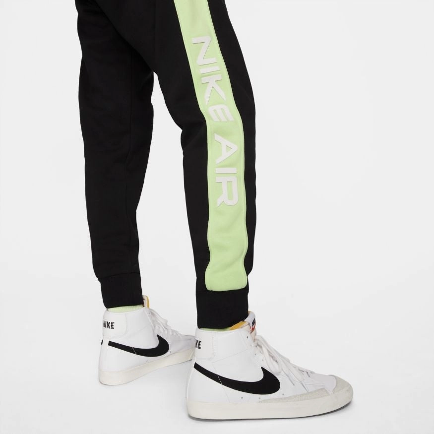 Pantalon Nike Air Fleece - Noir/ Vert Fluo