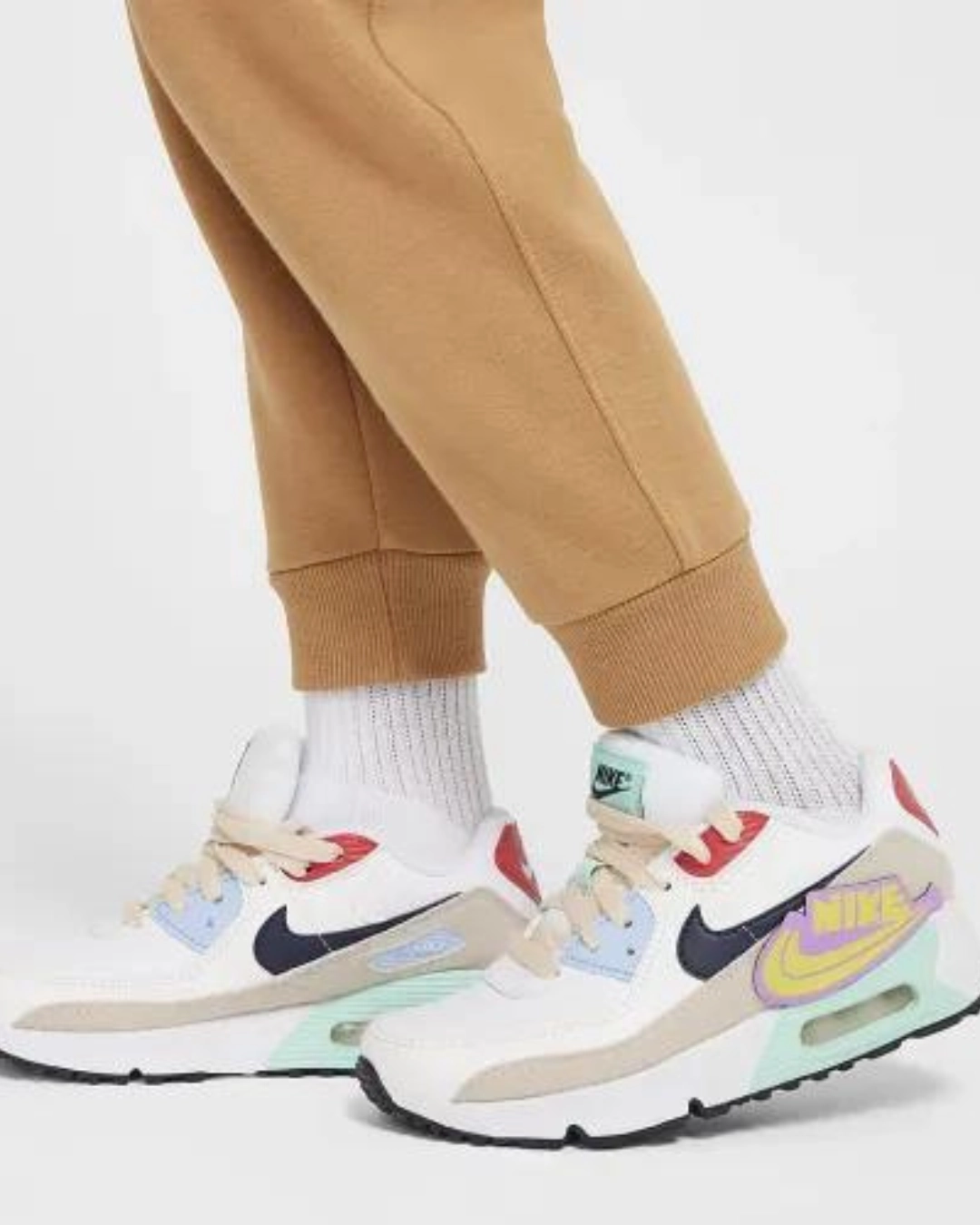 Pantalon Nike Fleece Junior - Camel