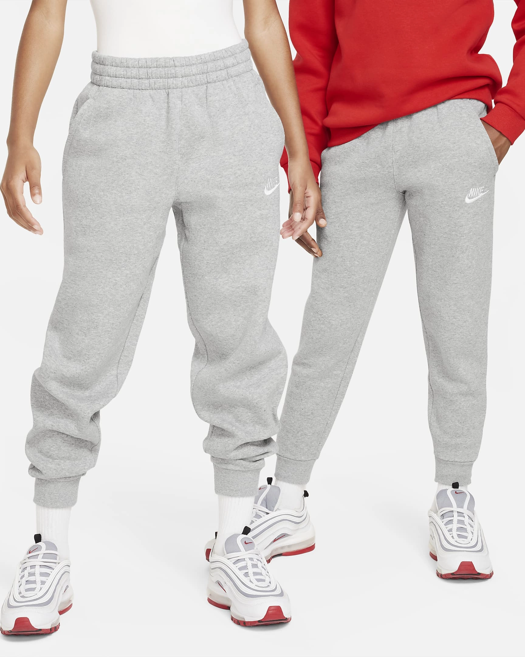 Pantalon Nike Fleece Junior - Gris