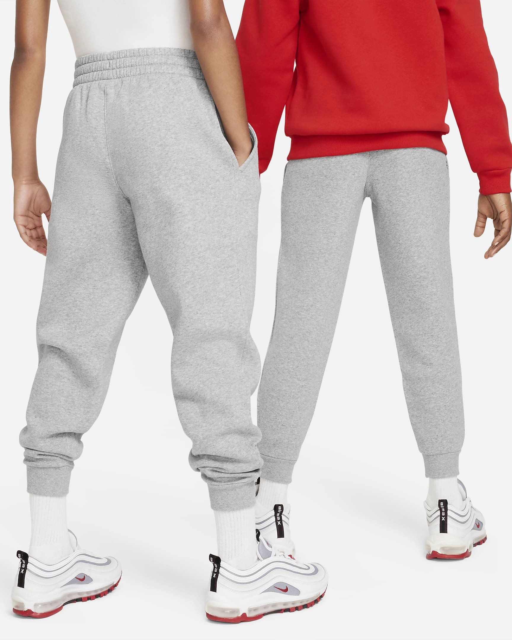 Pantalon Nike Fleece Junior - Gris