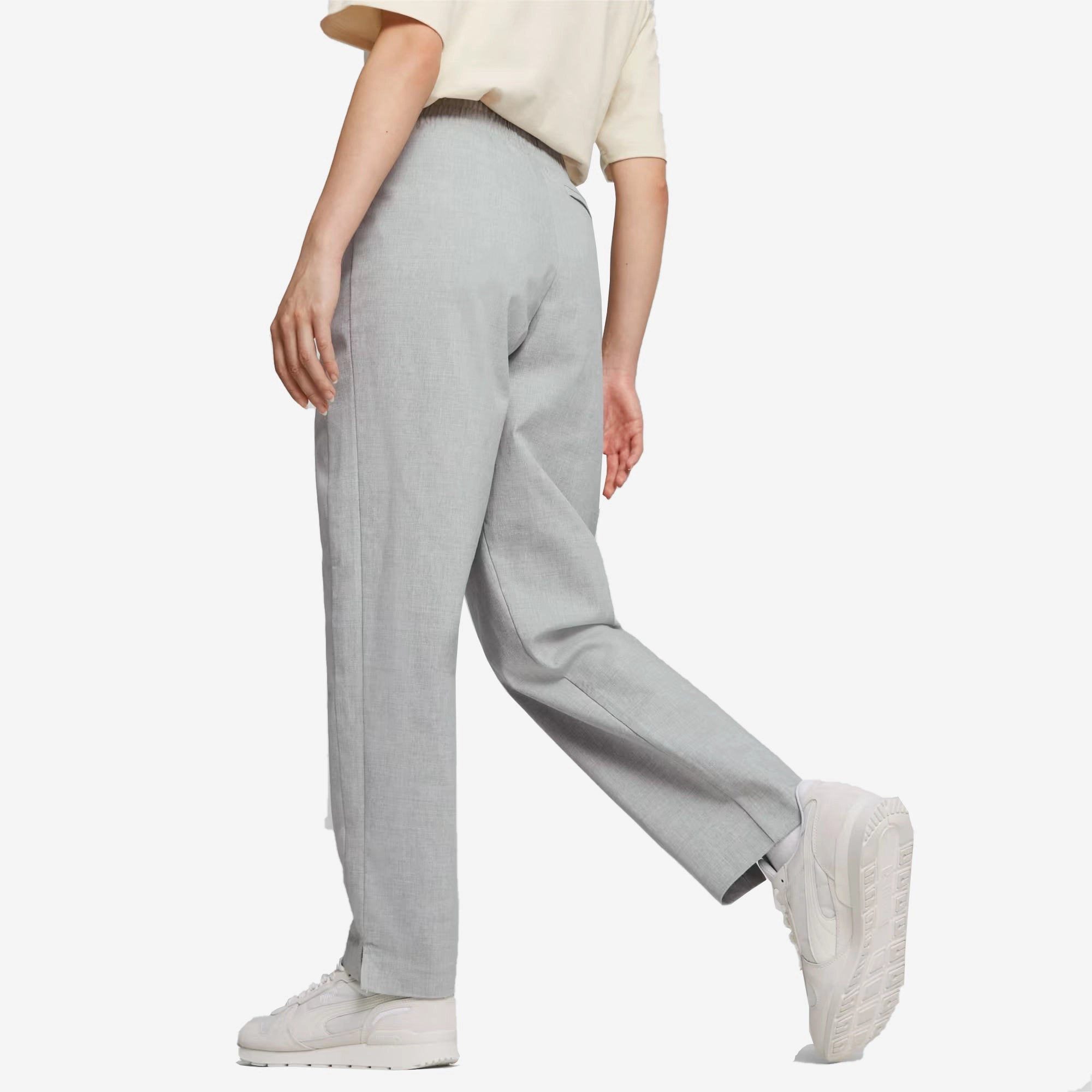 Puma | LUXE SPORT T7 PANTS  { LIGHT GRAY HEATHER