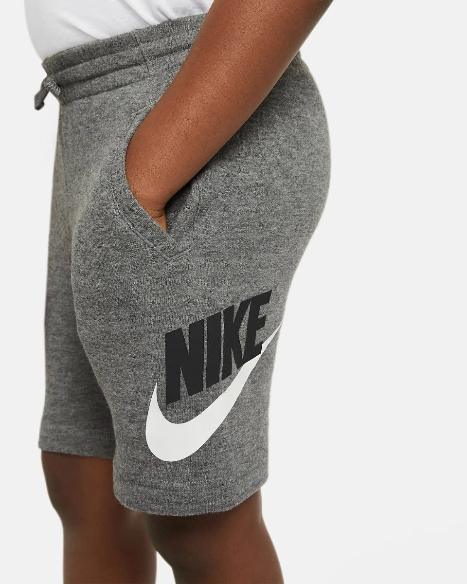 Short Nike Sportswear HBR Enfant - Gris/Noir/Blanc