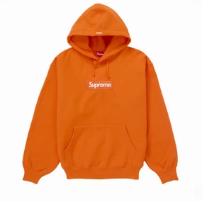 Supreme Box Logo Hoodie FW 2024 Orange