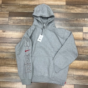 Supreme Nike Hooded Sweatshirt Heather Grey