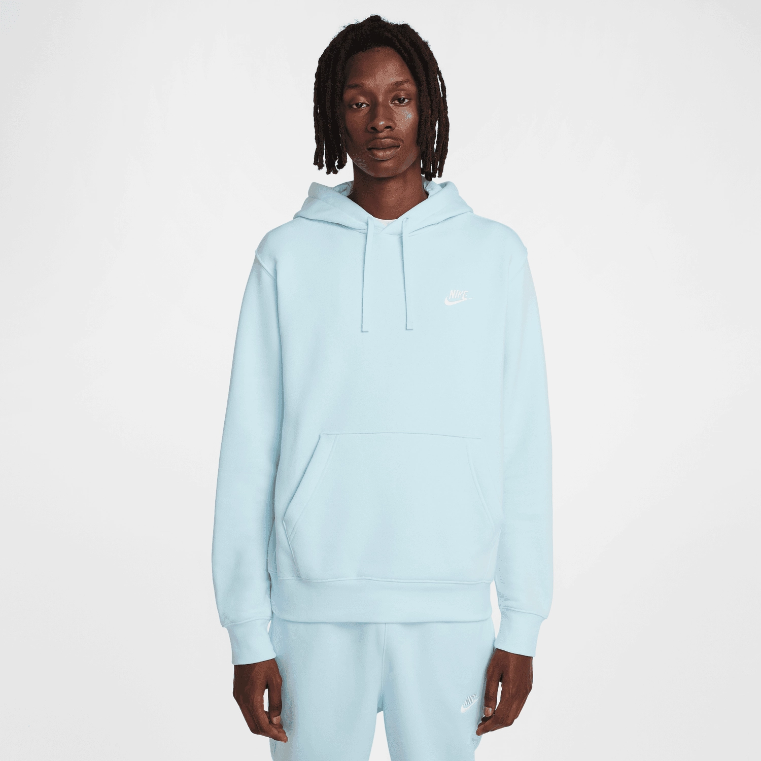 Sweat à Capuche Nike Club Fleece - Bleu